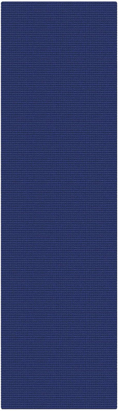 KOZYFLY Woven 2x7 Washable Kitchen Runner Rug, Non Slip Runners for Hallway, Cotton Entryway Runner, Braided Floor Carpet for Entry, Kitchen, Bedside, Hall, Royal Blue/Navy