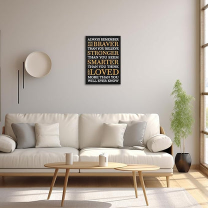 Motivational Canvas Wall Art, Inspirational Office Wall Art, Encouragement Christmas Gifts for Men, Motivational Wall Decor for Home Office Parlour Living Room Bedroom Wall Decor Artwork Decorative