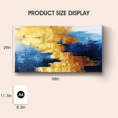 Iallbin Abstract Canvas Wall Art, Large Wall Art for Living Room, for Wall Modern Paintings Wall Decor Living Room, Kitchen Home and Office