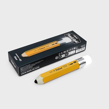 Suck UK - Pencil Light | Table Lamp & Rechargeable Lamp | Desk Accessories & Desk Lamps Office | Cordless Lamp & Bedside Table Lamp | Tables for Bedroom & Office Accessories | Yellow