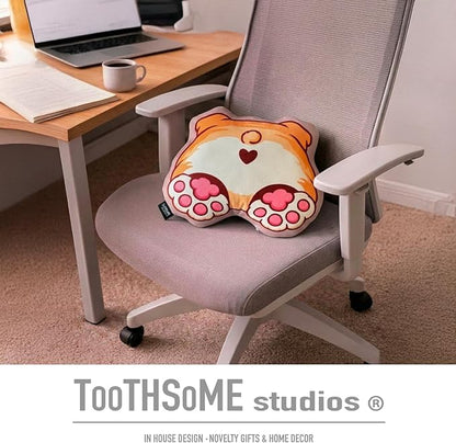 Toothsome Studios French Bulldog Dog Shape Butt Pillow, Polyester Cotton Stuffed Throw, Novelty Animal Design, Multi-Color, 12 Inches (Frenchbulldog)