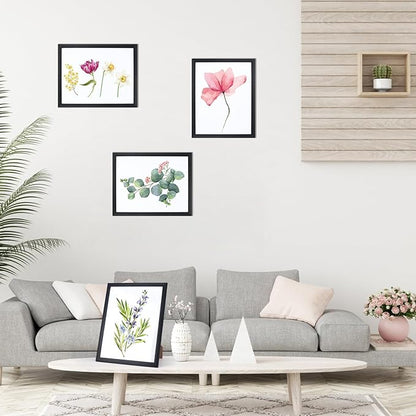 Giftgarden Black 11x14 Picture Frame Bulk, Multi 11 x 14 Photo Frames Set for Wall Hanging or Tabletop, 12 Pack