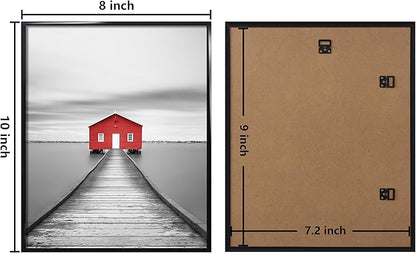 ELSKER&HOME 8x10 Picture Frame,Black Picture Frame Set of 12,Multi Pack 8x10 Frame for Wall & Tabletop Mounting in Horizontal or Vertical Format