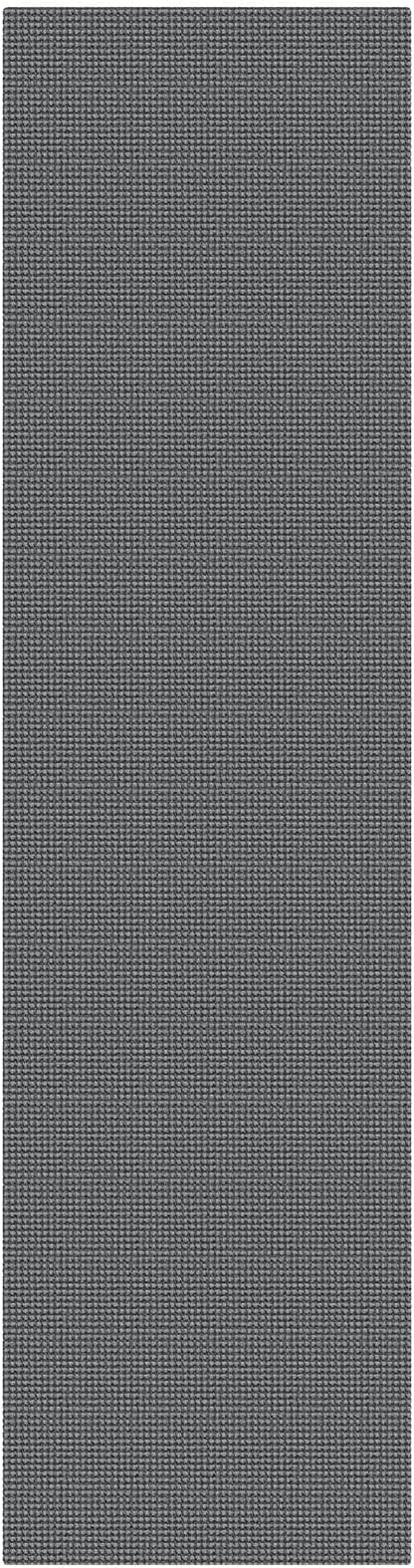 KOZYFLY Cotton Runners Rugs for Hallway 3x10, Wide Washable Runner Rug, Woven Non Slip Kitchen Runner, Braided Entryway Rug, Floor Carpet for Entry, Aisle, Hall, Grey/Dark Grey