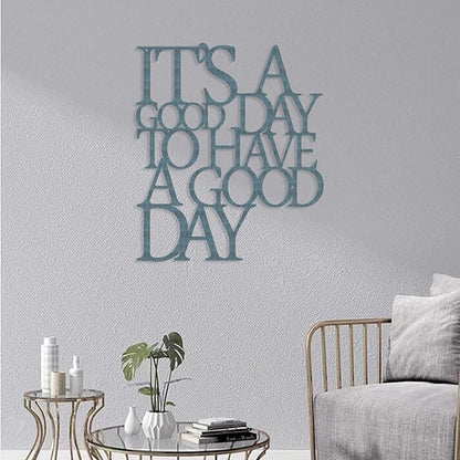 Benziso Motivational Metal Wall Art Inspirational Wall Decor Positive Quotes Wall Decor for Office Living Room Encouragement Gifts (color-1)