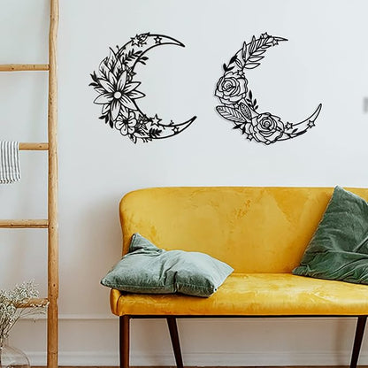 EZ4ENCE Decoration Wall Art Boho Wall Home Decor Hanging Appearance Wall Decor Metal Wall Hanging Decor