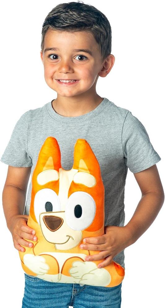 Northwest Bluey Happy Bingo Cloud Pillow 12" – Plush Kids Stuffed Toy, Cartoon Character, Bedroom Decor, Gift for Girls & Boys