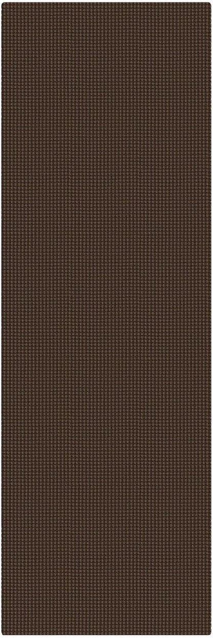 KOZYFLY Runners for Hallways 2x6 ft Washable Kitchen Runner Non Slip Rubber Backed Hall Runners Cotton Entryway Runner Rugs Floor Carpet for Indoor Backdoor Bedroom Kitchen, Brown/Dark Brown
