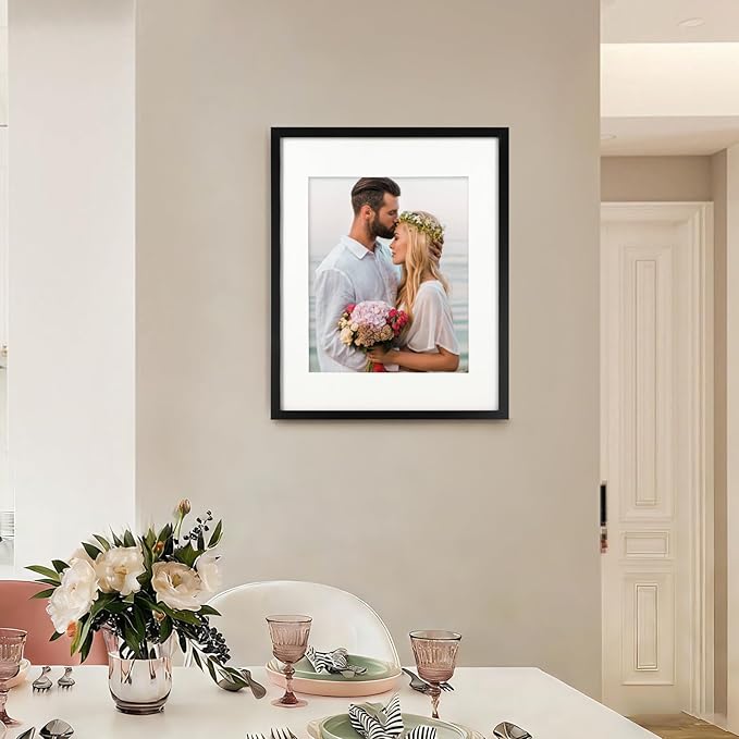 11x14 Picture Frames Black Set of 12 for Wall Gallery Collage Photo Frames or Tabletop Display