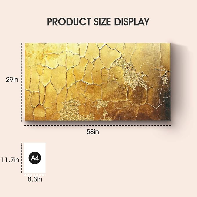 Iallbin Abstract Canvas Wall Art, Large Wall Art for Living Room, for Wall Modern Paintings Wall Decor Living Room, Kitchen Home and Office