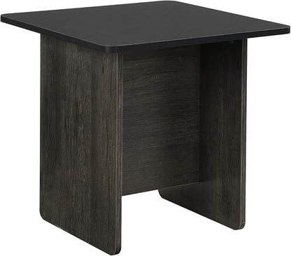 Modern Light Luxury TV Stand and Coffee Table Set of 2, Modern TV Console,Wood Center Tables with Spacious Top, Storage Cabinet & Open Adjustable Shelves for Living Room, Black