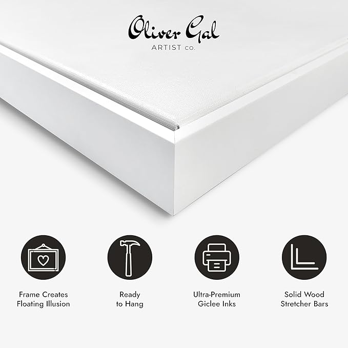 The Oliver Gal Artist Co. Fashion and Glam Modern Canvas Art - Bags, Bags, Bags- Orange, Wall Art for Living Room, Bedroom, and Bathroom, 36 in x 54, White and Brown Home Decor