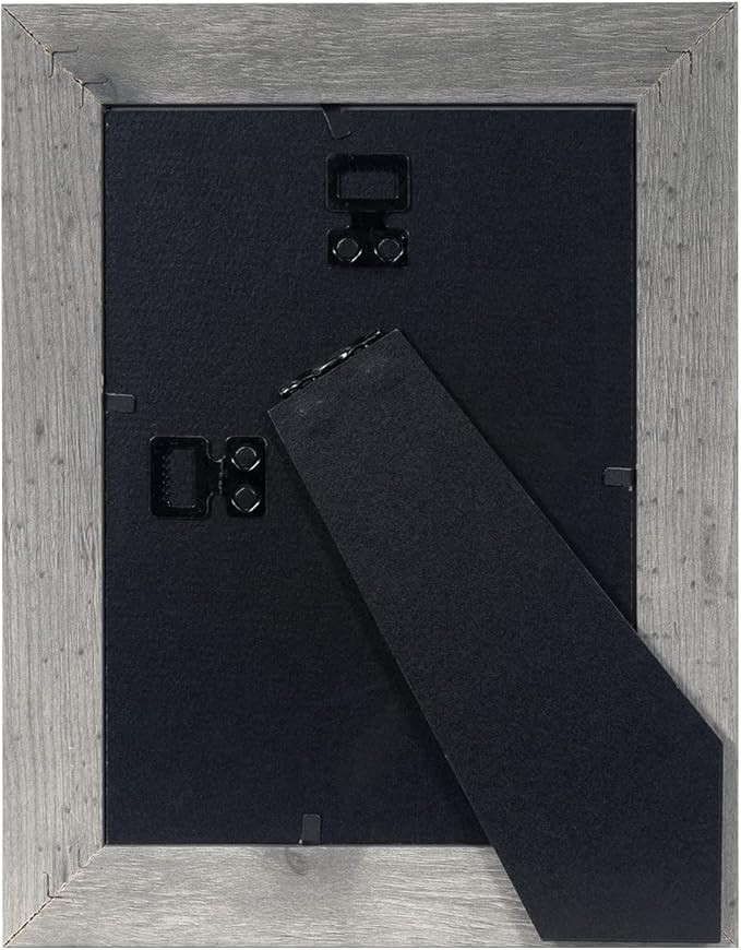 Grey 5x7 Picture Frame set of 3,Display 5x7 without Mat or 4x6 with Mat