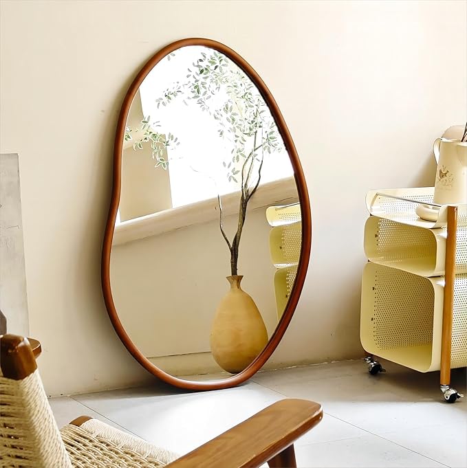 Irregular Wall Mirror Decorative Asymmetrical Mirror Abstract 43x30 inch