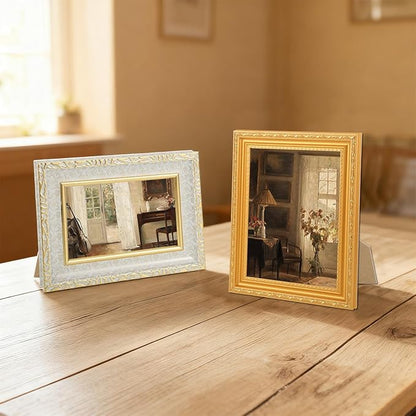 10 Pack Vintage Picture Frames for Wall or Tabletop Display Ornate Vintage Picture Frames Vintage Wall Art for Gallery Bedroom Living Room Antique Photo Frame for Wall Décor