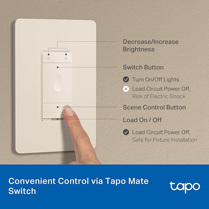 Tapo Smart 4-Inch Recessed Downlight Kit (4-Pack) - 850 lm, 16M Colors, Tunable White 2700K-6500K, Ultra-Dim 1%, Matter-Compatible, Wi-Fi & Bluetooth Mesh - L730-4 KIT