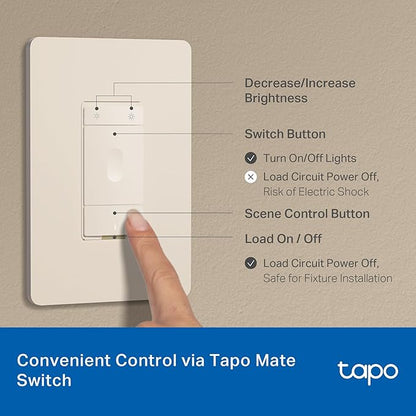 Tapo Smart 4-Inch Recessed Downlight Kit (4-Pack) - 850 lm, 16M Colors, Tunable White 2700K-6500K, Ultra-Dim 1%, Matter-Compatible, Wi-Fi & Bluetooth Mesh - L730-4 KIT