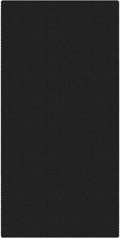 KOZYFLY Black 2x4 Entry Runner Rug, Small Washable Runners for Entryway, Non Slip Door Mat Indoor Entrance, Front Porch Carpet for Foyer, Kitchen, Bedroom, Bathroom, Black/Dark Grey
