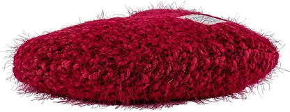 DEMDACO Giving Collection Cranberry Red Weighted Giving Heart - Weighted Heart Pillow for Bedding - Decorative Throw Pillow - Meaningful Gift Idea - Handmade - Luxurious, Soft & Cozy - 1.85 lbs