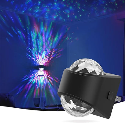 Night Lights Plug into Wall, Star Projector for Bedroom, Night Light Projector for Kids, 9-Color RGB Galaxy Nightlight with Dusk to Dawn Sensor for Bathroom, Home Gaming Room Decor, Home Decor