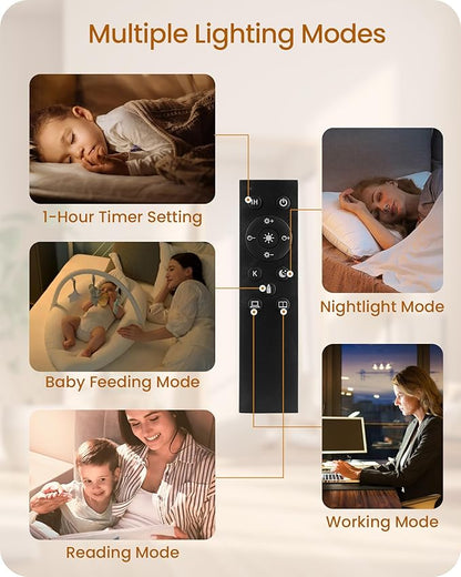 Dimmable Floor Lamp for Living Room with Remote and Foot Switch, Corner Floor Lamp, Modern Standing Tall Lamp, 10W 900LM LED Bulb Included, 3000K-6500K, Linen Shade, Weighted, FCC Listed CW06LD05W1