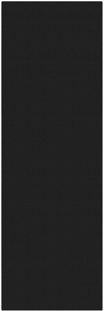 KOZYFLY Black Runners for Hallway 2.5'x8', Washable Runner Rug, Woven Non Slip Kitchen Runner, Braided Entryway Rug, Floor Carpet for Foyer, Bedroom, Hall, Black/Dark Grey