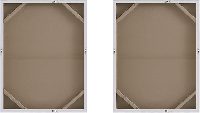 Madison Park Wall Art Living Room Décor - Abstract Glitter Embelished Canvas Home Accent Modern Dining Bathroom Decoration, Ready to Hang Painting for Bedroom, 22" x 28", Radiant Flatland 2 Piece