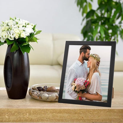 8x10 Picture Frames Black Set of 12 for Wall Gallery Collage Photo Frames or Tabletop Display