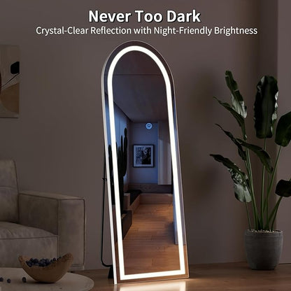 Koonmi Full Length Mirror with LED Lights 56"x20"