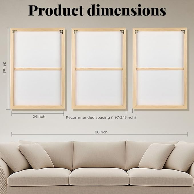 3D Textured Framed Organic Wall Art for Living Room, 3 Piece Modern Black and White Artwork, Mid Century Geometric Arch Line Relief Paintings for Office Dining Home Decor, 20x30 Inch