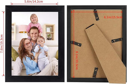 Giftgarden 6x8 Picture Frame Black 6 x 8 Photo Frames Bulk for Wall or Tabletop Display, 12 Pack