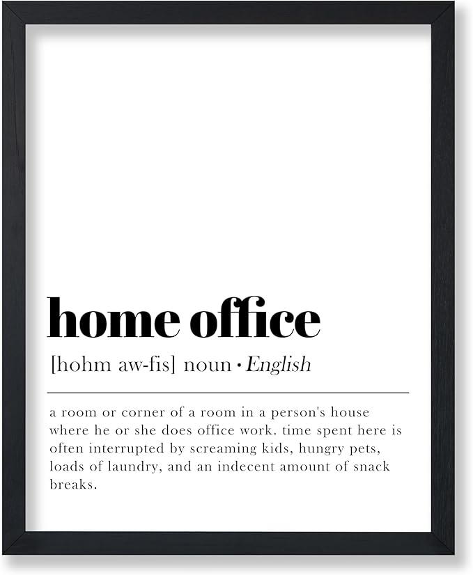 Poster Master Typography Poster - Retro Dictionary Print - Home Office Definition, Book Page, Funny - Gift for Colleague, Friend - Wall Decor for Home, Workplace, 24x32 Unframed Wall Art