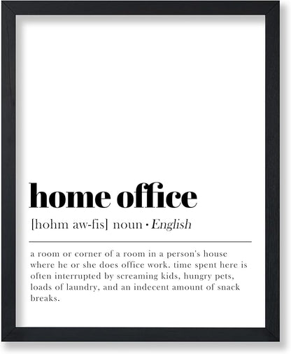 Poster Master Typography Poster - Retro Dictionary Print - Home Office Definition, Book Page, Funny - Gift for Colleague, Friend - Wall Decor for Home, Workplace, 24x32 Unframed Wall Art