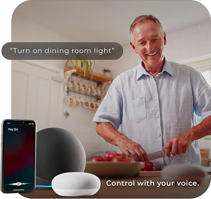 Globe Electric 50466 Wi-Fi Smart 3" Ultra Slim LED Recessed Lighting Kit 2-Pack, No Hub Required, Voice Activated, 7 W, Multicolor Changing RGB, Tunable White 2000K - 5000K, 390 Lumens, Wet Rated