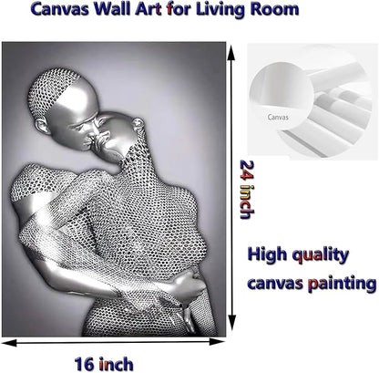 ZMURED 3D Wall Art Decor Artwork Figure Statue Modern Art Canvas Painting,Large Wall Art for Bathroom Bedroom