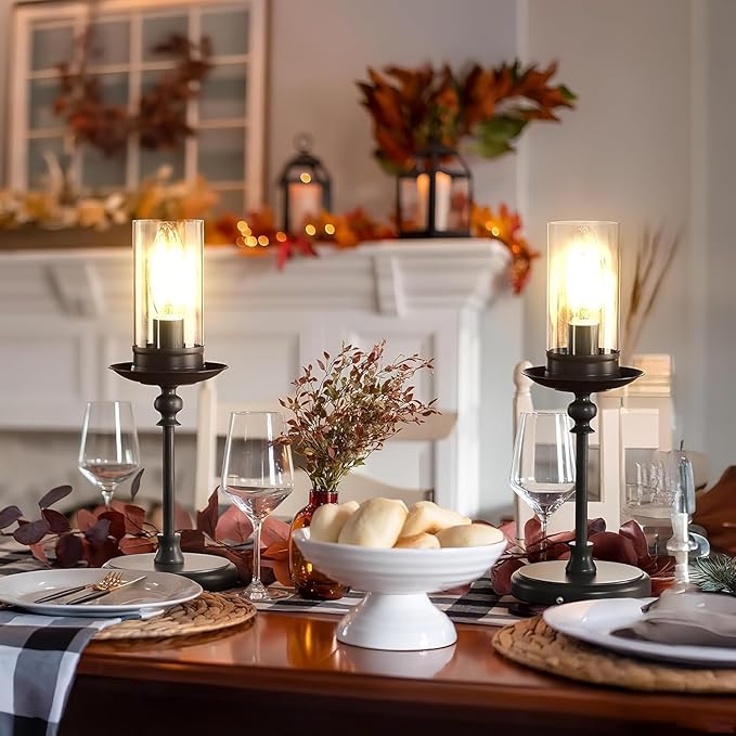 Anyboy Retro Cordless Touch Dimmable Table Lamp, 2-Pack 5200mAh Features 3 Color Temperature Switching and USB Charging, Great for Living Room, Bedroom, Study Retro Home Decor, Reading and Working