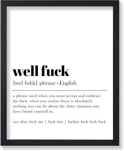 Poster Master Definition Print - Typography Poster - Dictionary Art - Minimal Gift for Men & Women - Funny Wall Decor for Dorm, Bedroom or Living Room - 11x14 UNFRAMED Wall Art