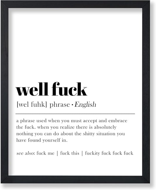 Poster Master Definition Print - Typography Poster - Dictionary Art - Minimal Gift for Men & Women - Funny Wall Decor for Dorm, Bedroom or Living Room - 11x14 UNFRAMED Wall Art