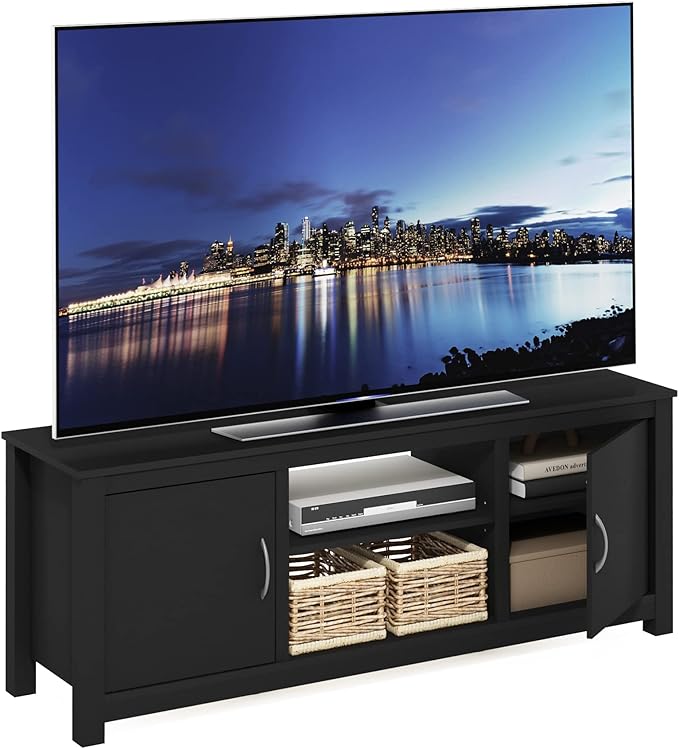 Furinno Classic Stand with Storage for TV up to 65 Inch, Americano, Large