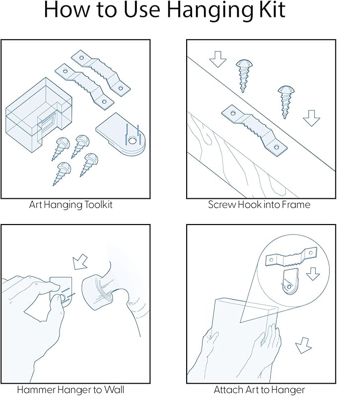 SIGNLEADER Framed Canvas Print Wall Art Set Soft Abstract Beige and Taupe Minimalist Texture Illustrations Boho Decorative for Living Room, Bedroom, Office - 24"x36"x3 BLACK