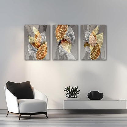 hyidecorart Canvas Wall Art For Living Room Large Wall Decor For Bedroom Modern Office Abstract Wall Decorations Leaves Paintings Farmhouse Pictures Artwork Bathroom Kitchen Aesthetic Home Decor 20x28