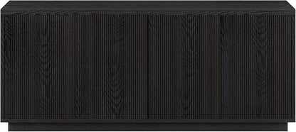 Henn&Hart Hanson, 57" Rectangular TV Stand, Black Grain