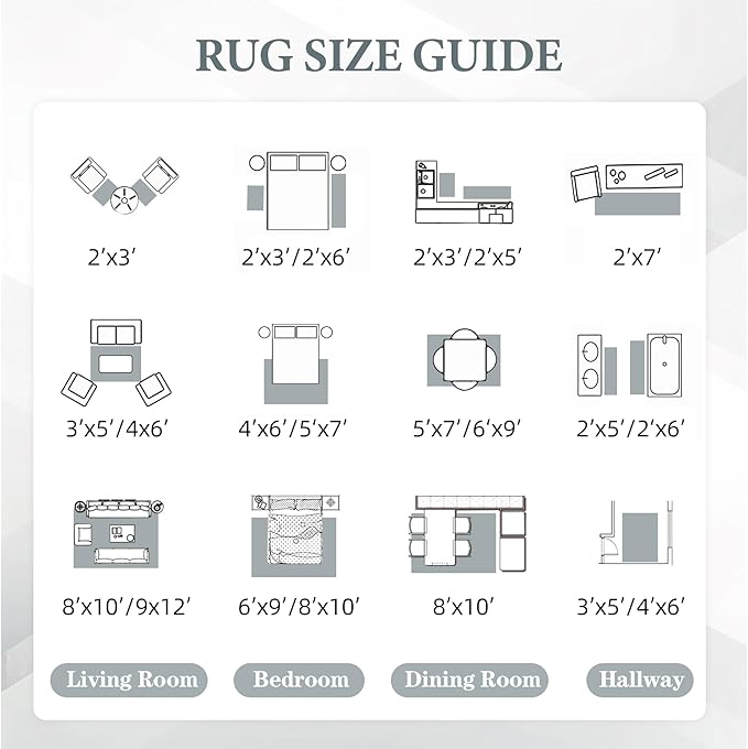 Area Rug 4x6 Geometric Rug: Washable Boho Moroccan Rugs Soft Farmhouse Rug, Modern Neutral Stain Resistant Indoor Floor Carpet for Livingroom Bedroom Dining Table Nursery(Modern Grey,4'x6')