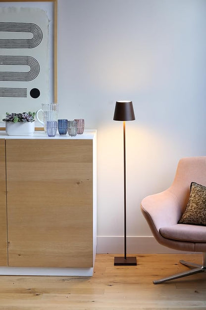 Zafferano Poldina L Pro Floor & Table Lamp Rust