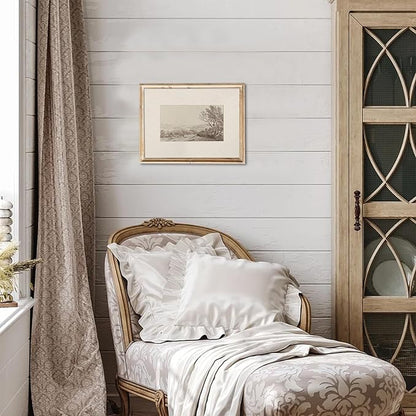 Uniro Neutral Wall Art for Home Decor, Farmhouse Wall Decor Landscape Sketch Drawing, Rustic Nature Canvas Prints Antique Neutral Landscape Oil Painting Vintage Art Pictures for Bedroom Bathroom Decor( 8" x 10"-UNFRAMED)