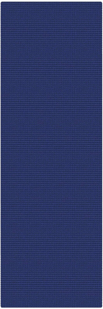 KOZYFLY 2x6 Washable Runner Rug, Non Slip Runners for Hallway, Woven Entryway Runner, Braided Floor Carpet Runner for Entry, Kitchen, Bedside, Hall, Royal Blue/Navy