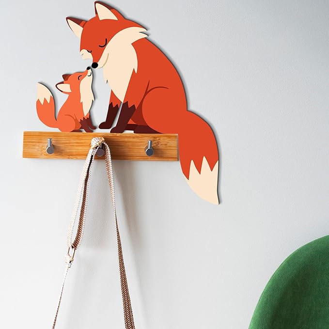 Woodland Nursery Decor for Baby Kids Room Decor, Playroom Decor, Cute Topper Door Corner Sculpture for Classroom Bedroom Nursery Room Shelf Home Decorations