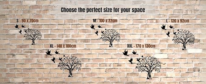 Vailla Tree of Life Wall Art Decor Set of 3 Wall Hanging Sculpture Modern Wall Home Decoration 3D Textured Sculptures for Living Room Bedroom Office Dinnig Room 3 Panels Family Tree Wall Hangings