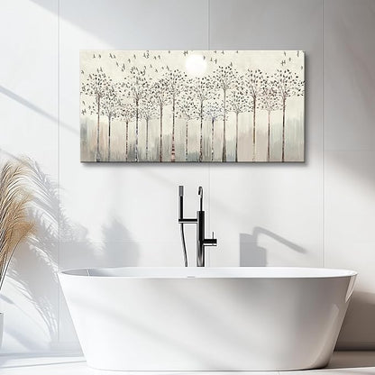 Canvas Wall Art For Living Room Trees And Birds Abstract Paintings Kitchen Wall Decor Office Canvas Prints Artworks Pictures Wall Decorations For Bedroom,Large Size Fashion Modern Home Decoration
