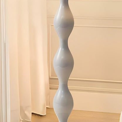 Modern Floor Lamp, White, Metal, 59.1 Inch High, 3 Light Colors, Foot Switch, Decorative, Reading